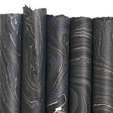 Black Marble Gift Wrap Sheet